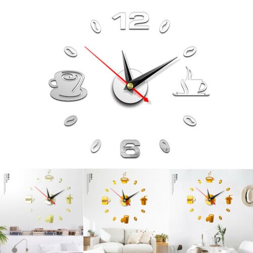 Reloj de pared con pegatina
