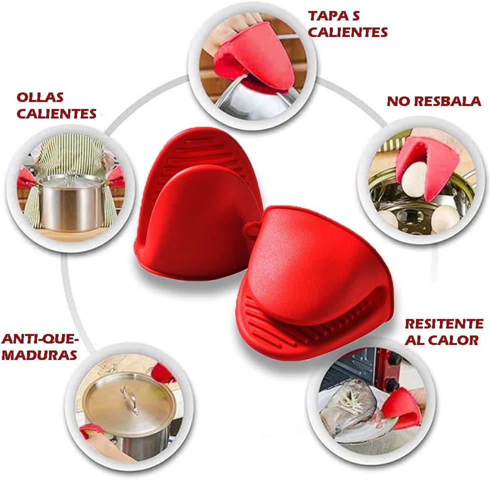 Manoplas de silicona