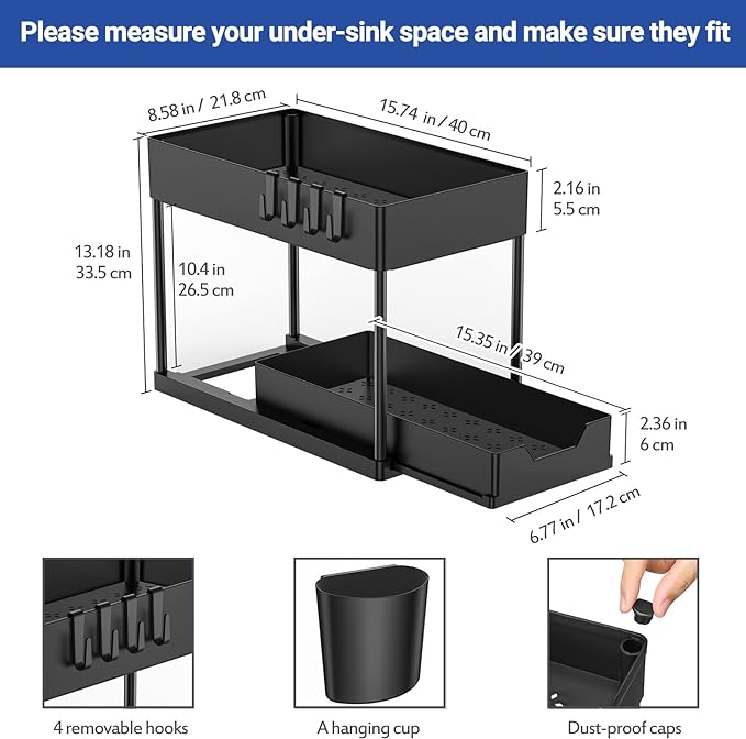 Organizador de 2 niveles
