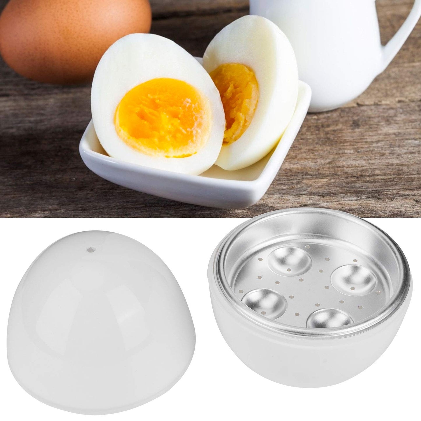 Hervidor de huevos para microondas